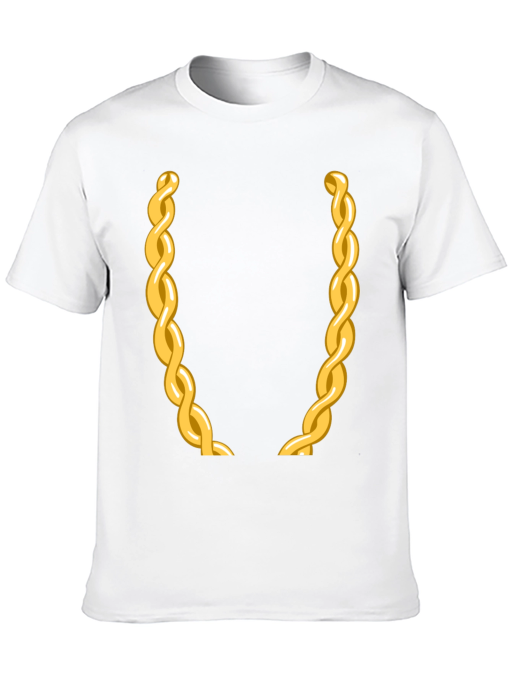 Gold Chain Graphic Tee - Party Ready!