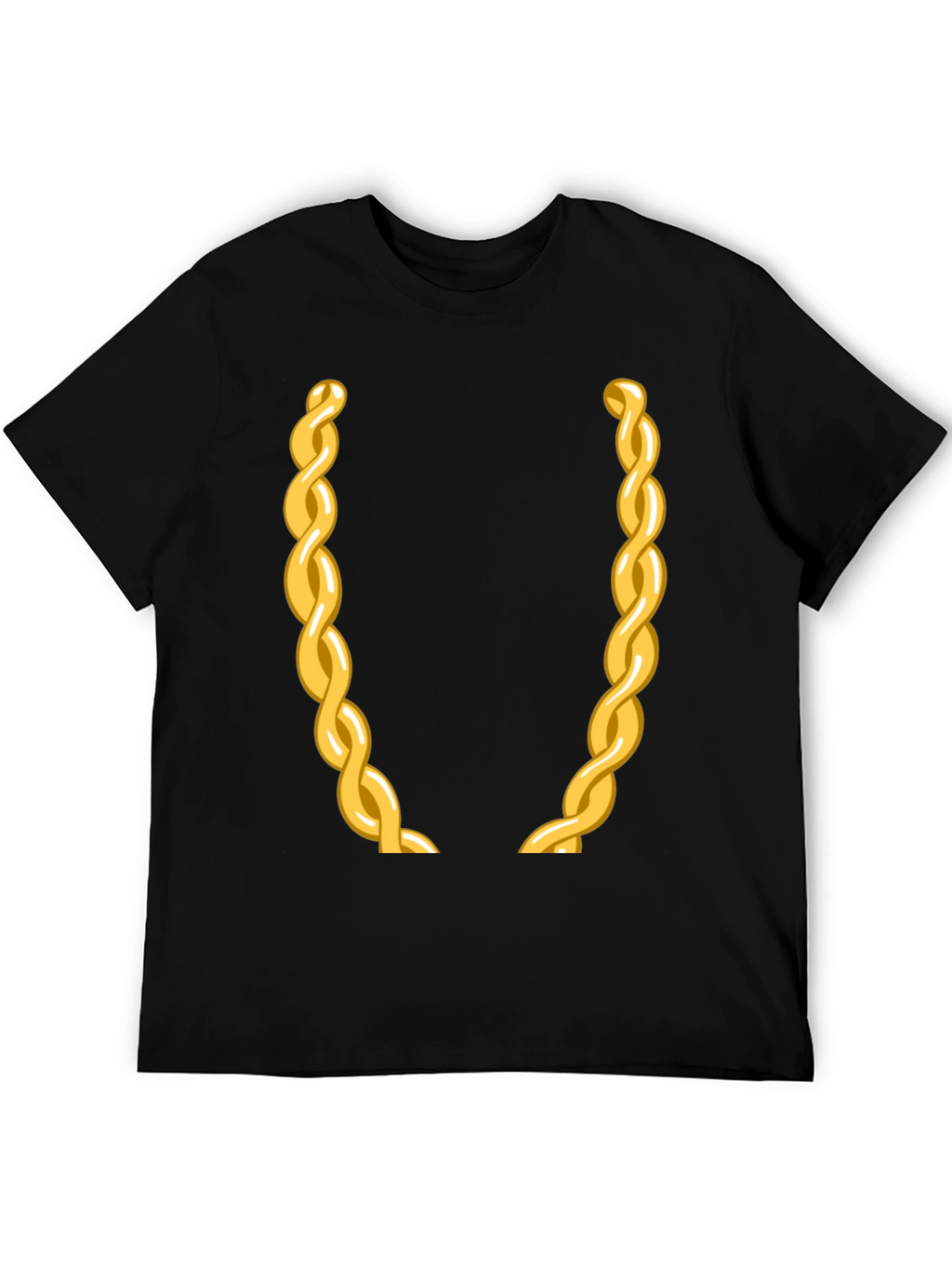 Gold Chain Graphic Tee - Party Ready!