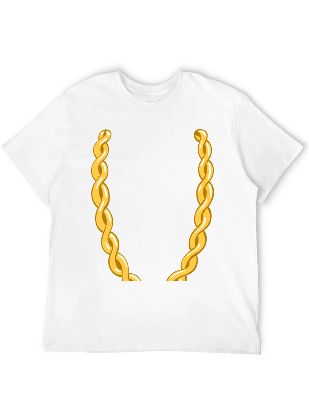 Gold Chain Graphic Tee - Party Ready!