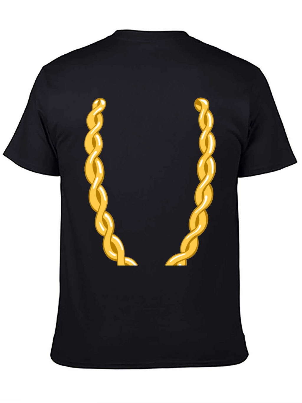 Gold Chain Graphic Tee - Party Ready!