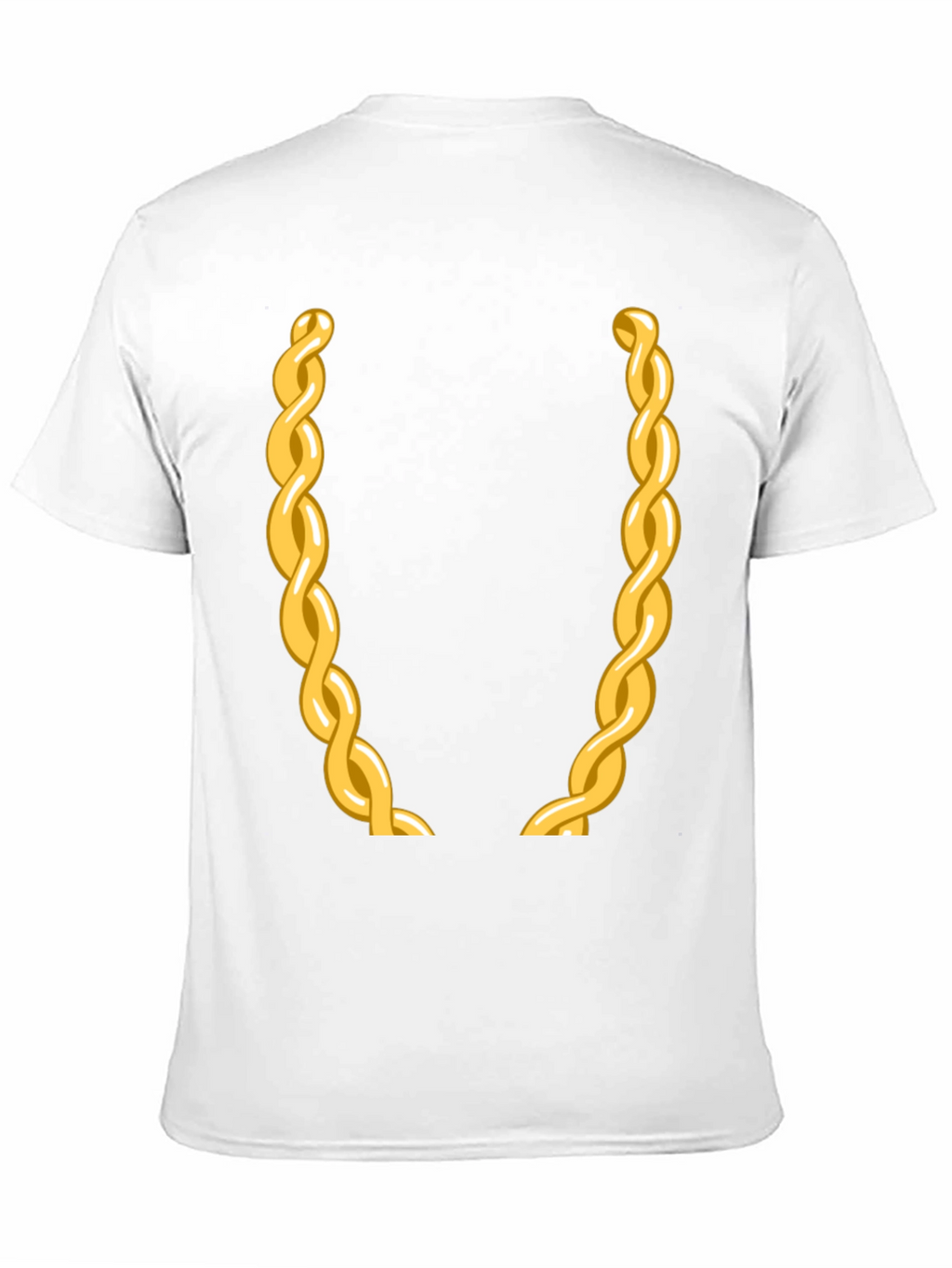 Gold Chain Graphic Tee - Party Ready!