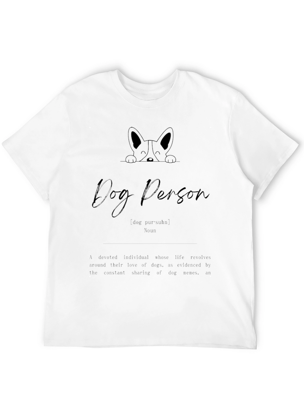 Dog Person Graphic T-Shirt - Unisex