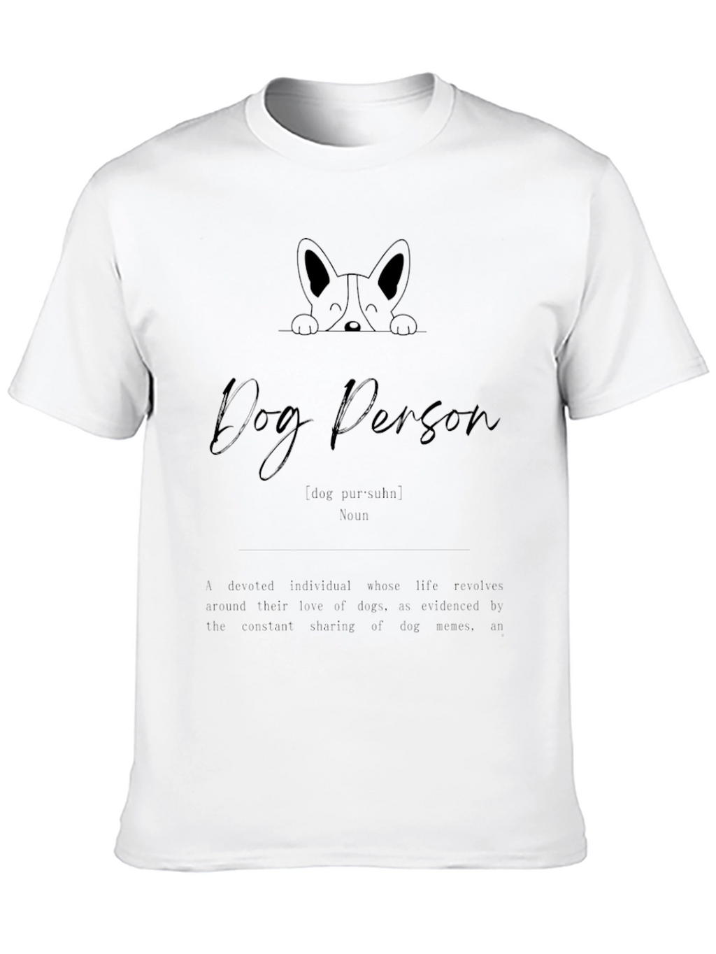 Dog Person Graphic T-Shirt - Unisex