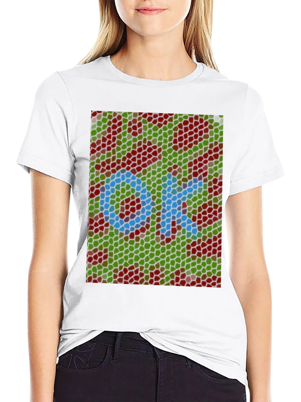 Abstract OK Mosaic Graphic Tee