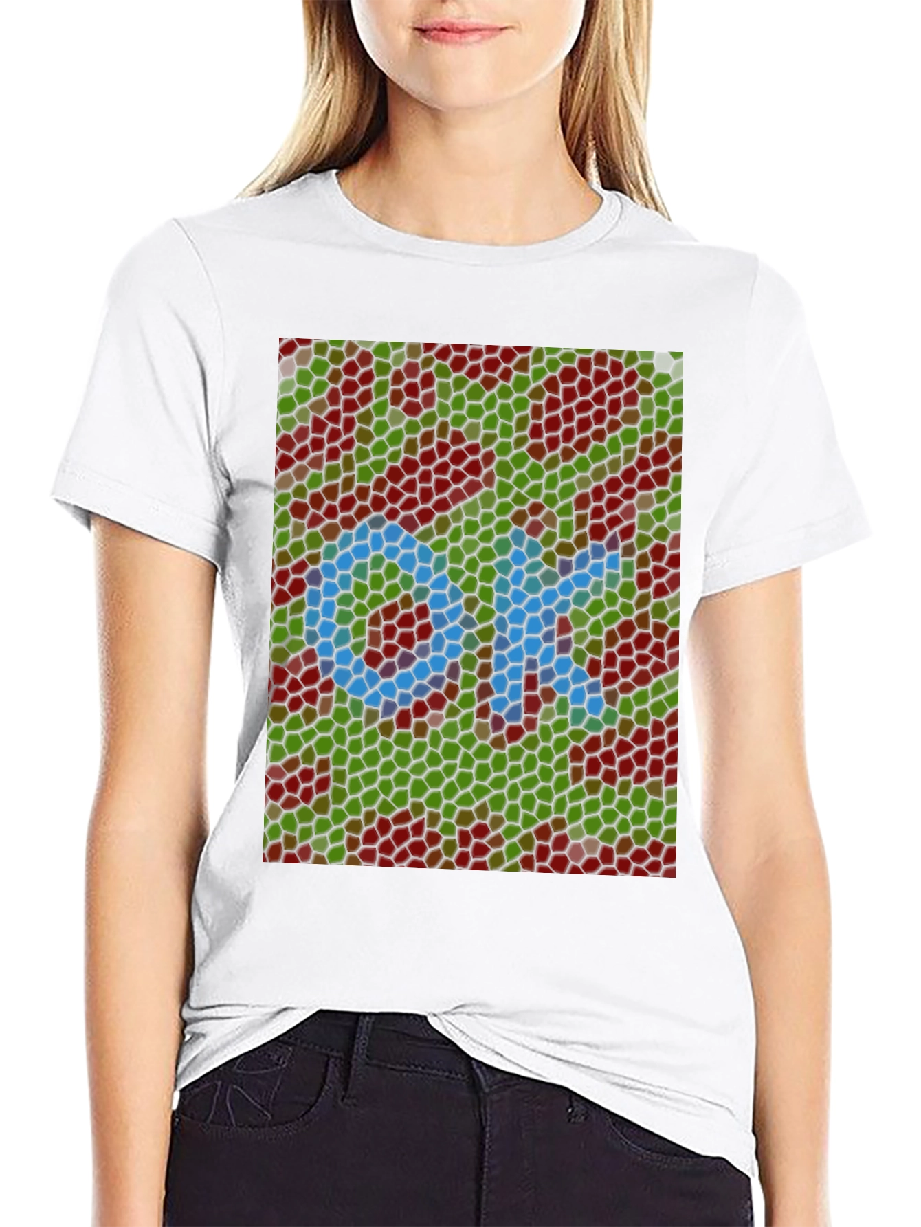 Abstract OK Mosaic Graphic Tee
