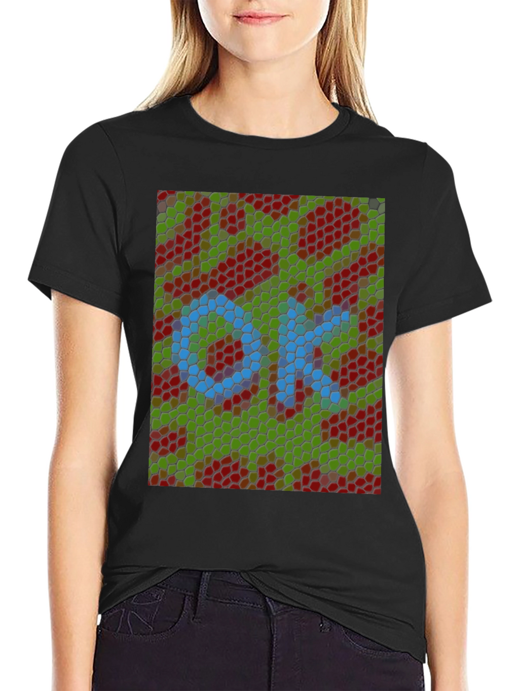 Abstract OK Mosaic Graphic Tee