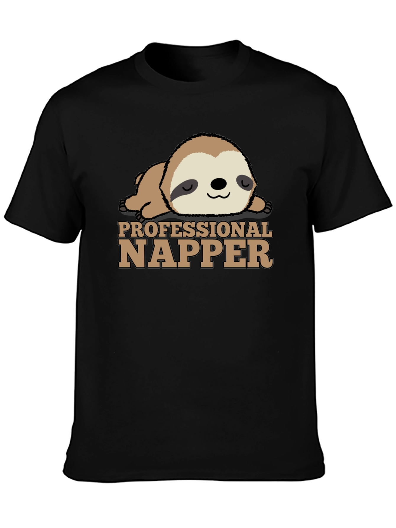 Professional Napper Sloth T-Shirt - Relax & Sleep in Style!