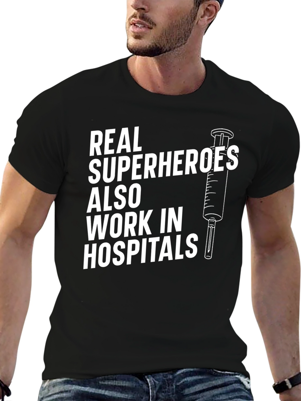 Hospital Superheroes Graphic Tee