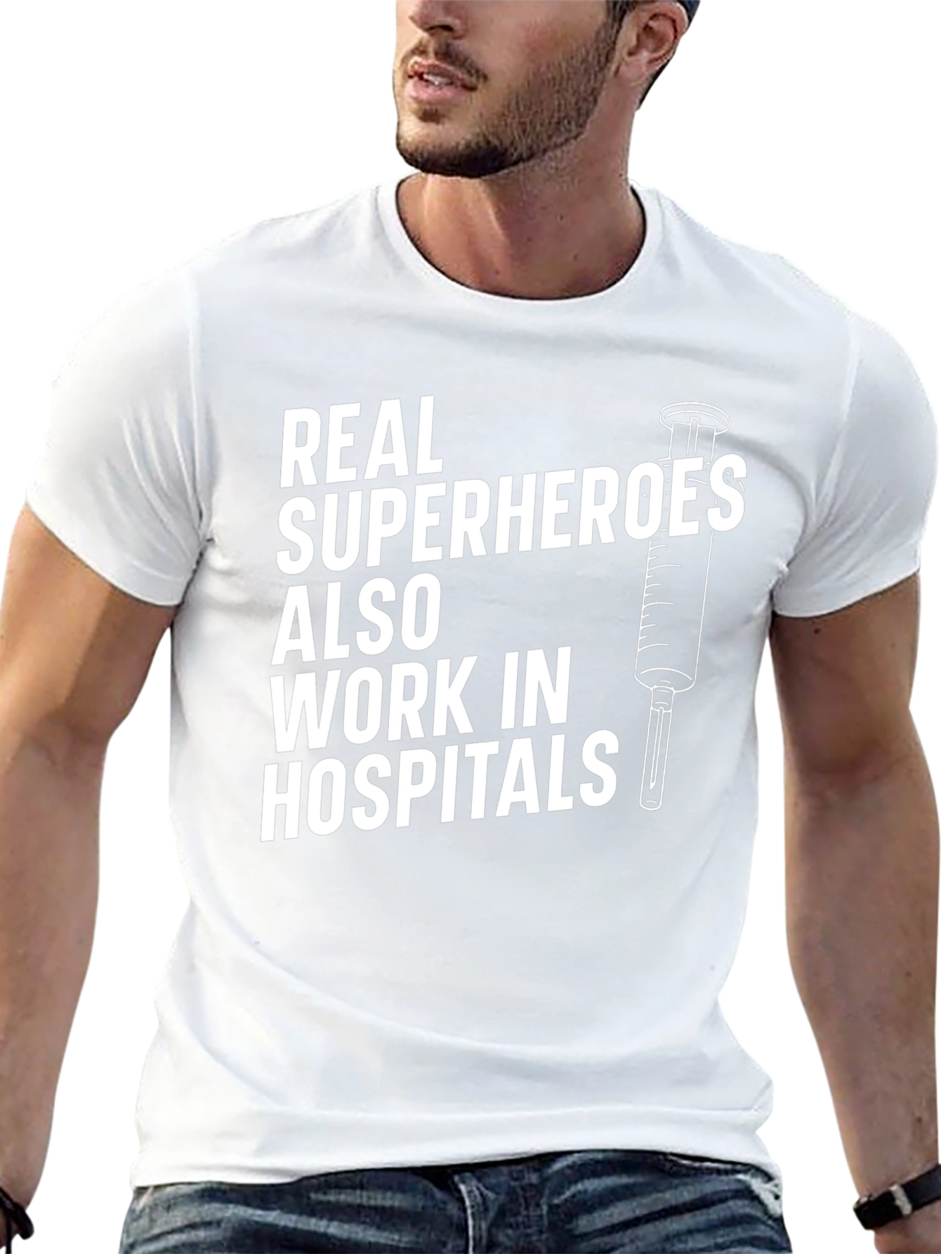 Hospital Superheroes Graphic Tee