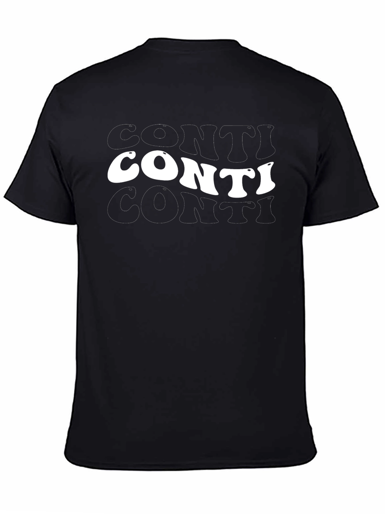 Retro Conti Graphic Tee - Classic Style