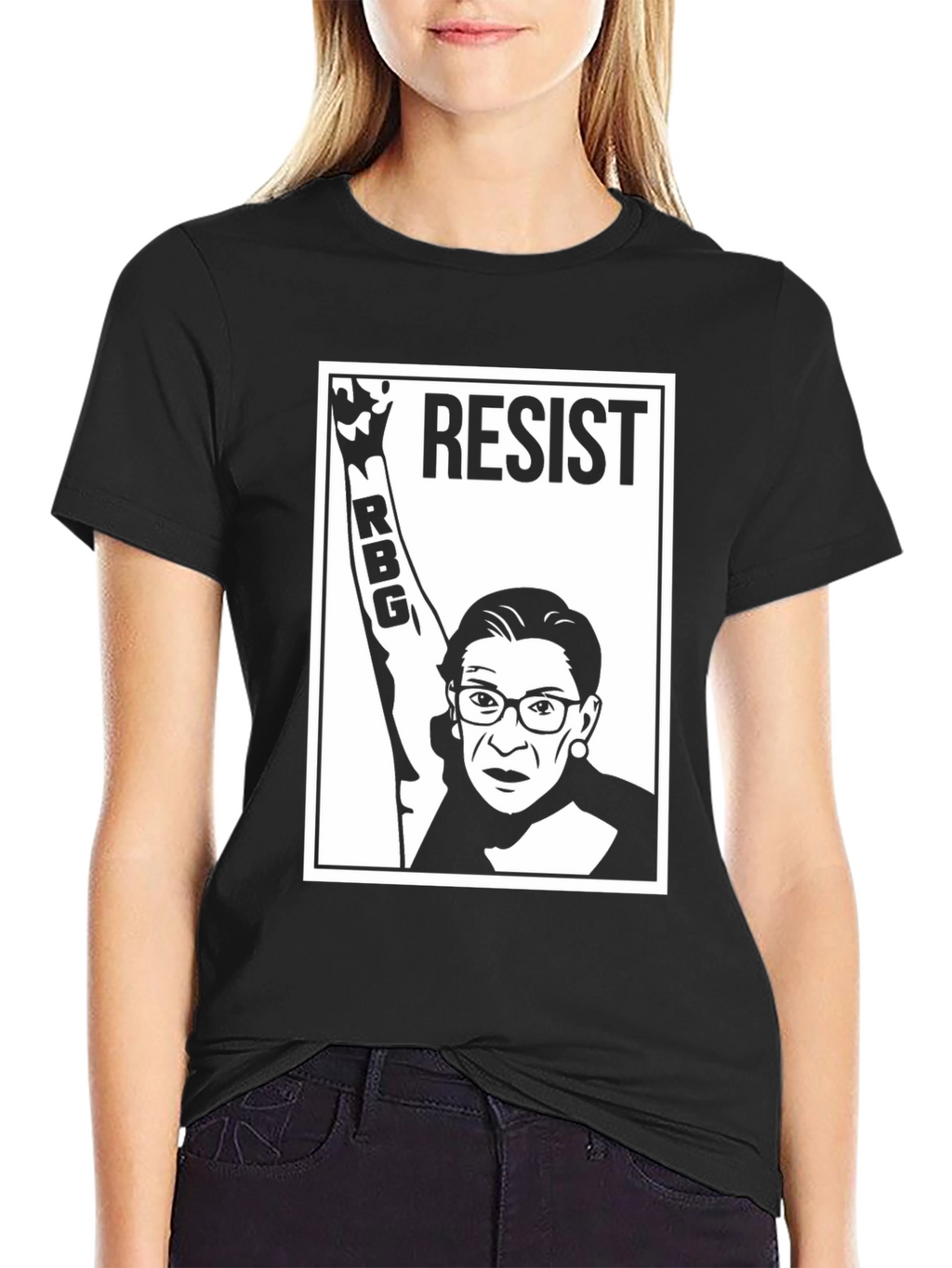 Resist RBG T-Shirt - Ruth Bader Ginsburg Activist Tee