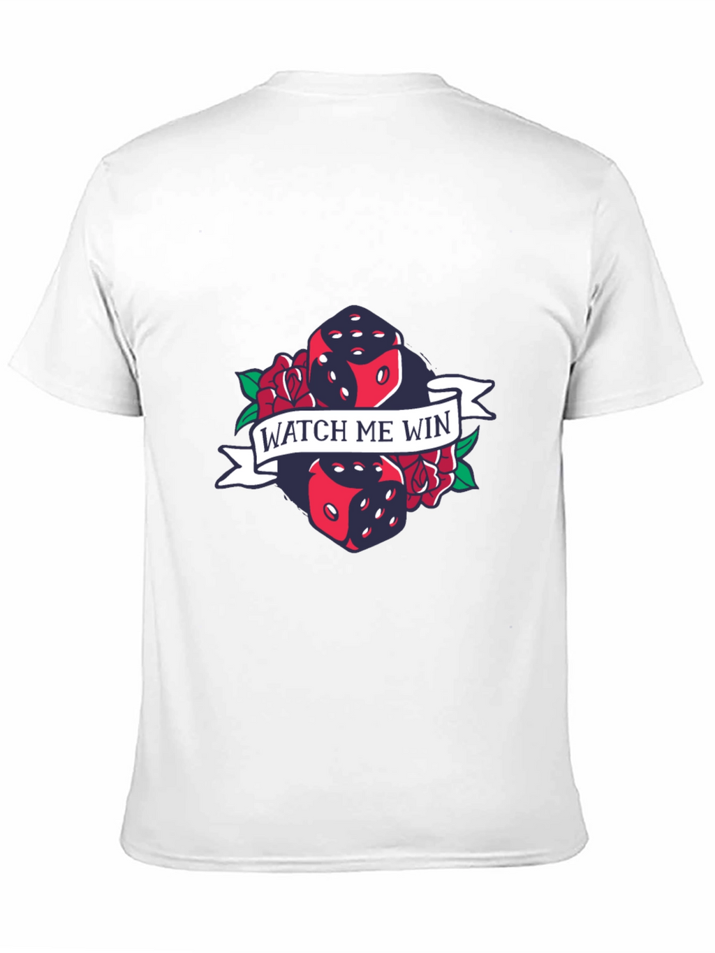 Watch Me Win Dice Graphic T-Shirt - Lucky Tee