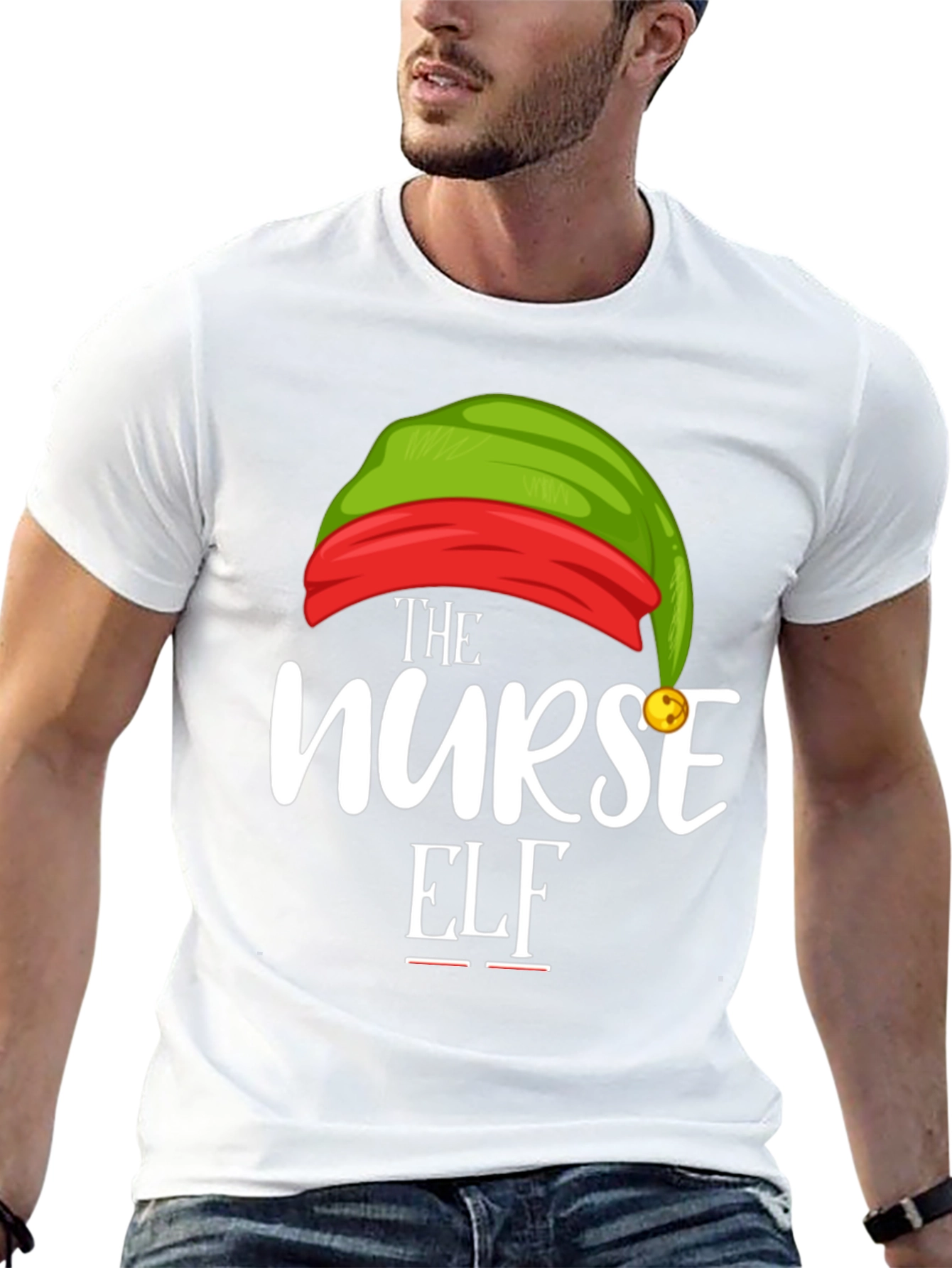 Nurse Elf Christmas T-Shirt - Holiday Apparel