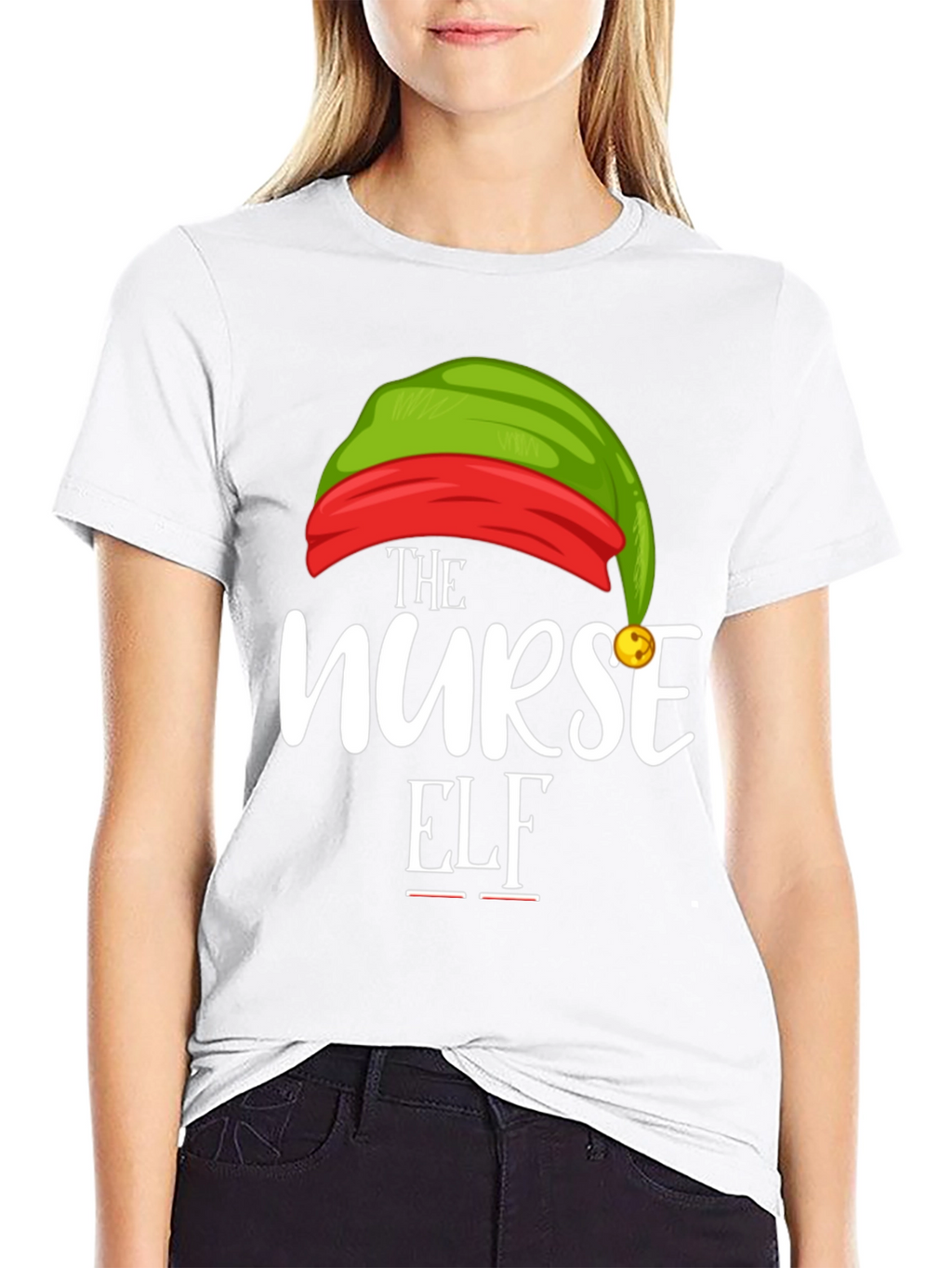 Nurse Elf Christmas T-Shirt - Holiday Apparel