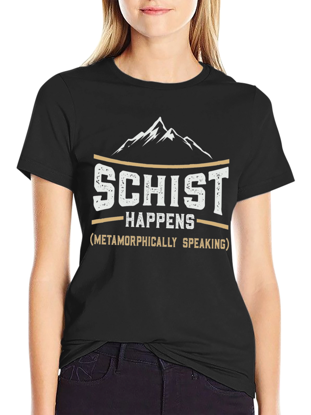 Schist Happens Geology Humor T-Shirt