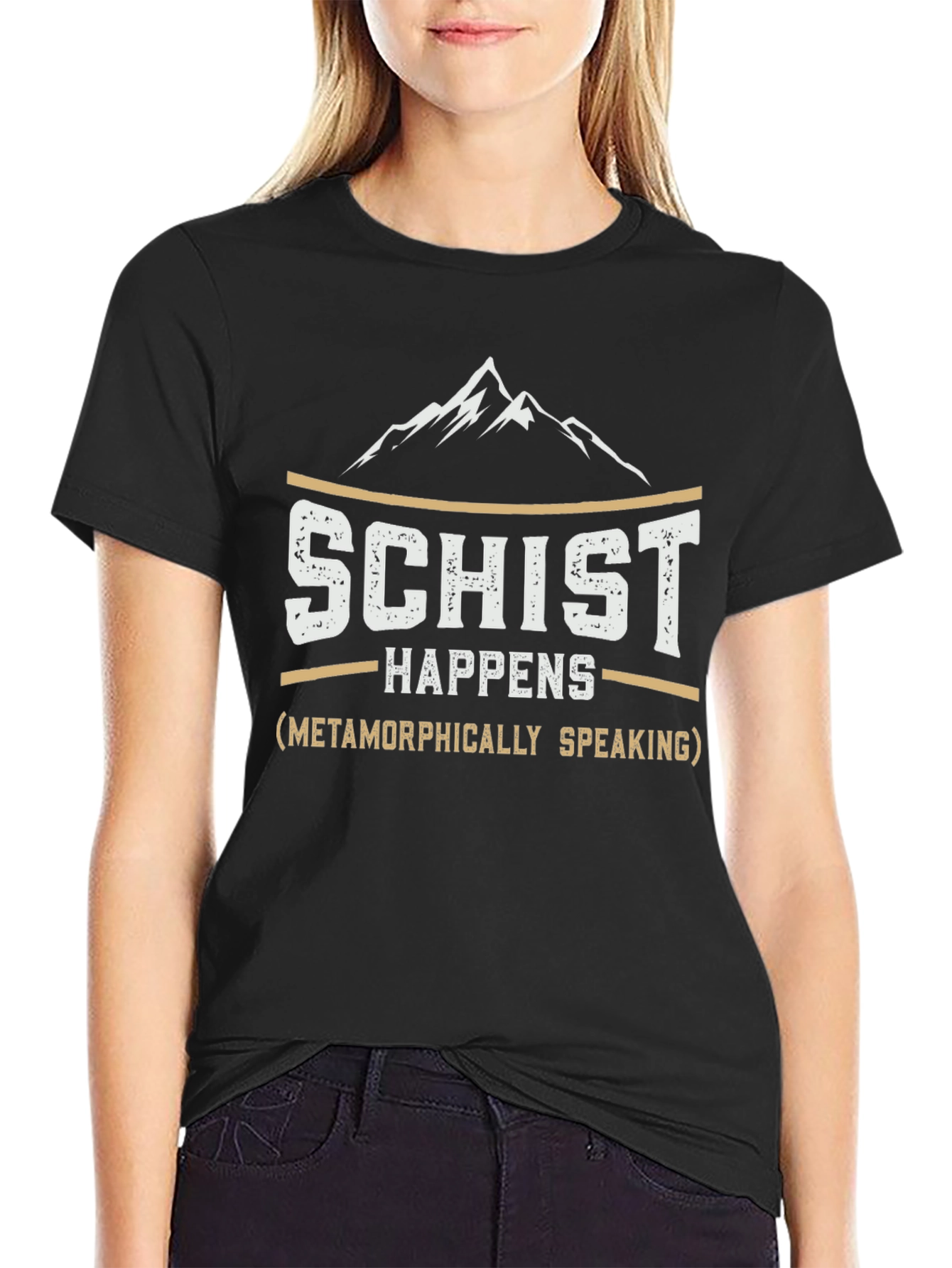 Schist Happens Geology Humor T-Shirt