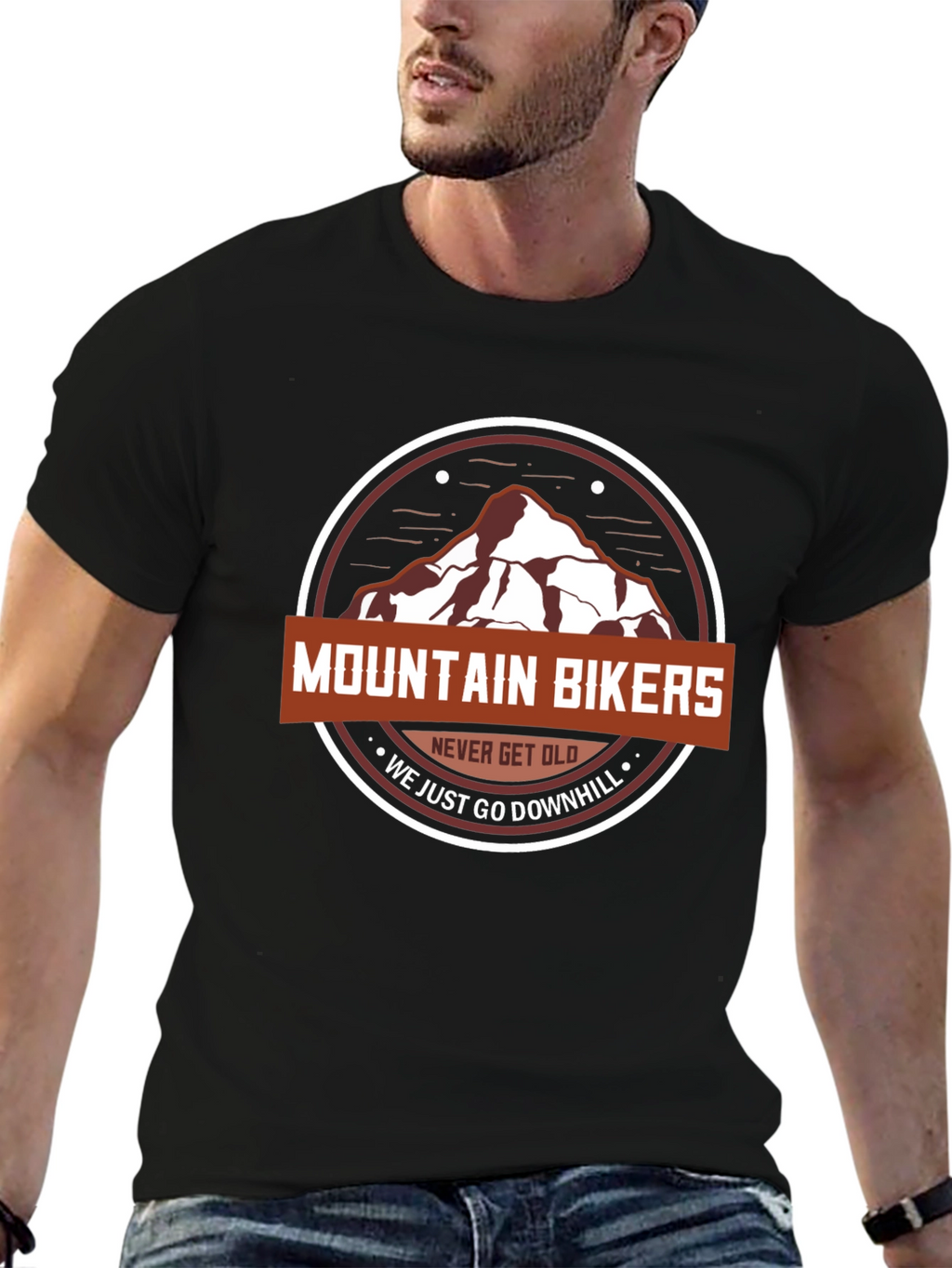 Mountain Bikers Never Get Old T-Shirt
