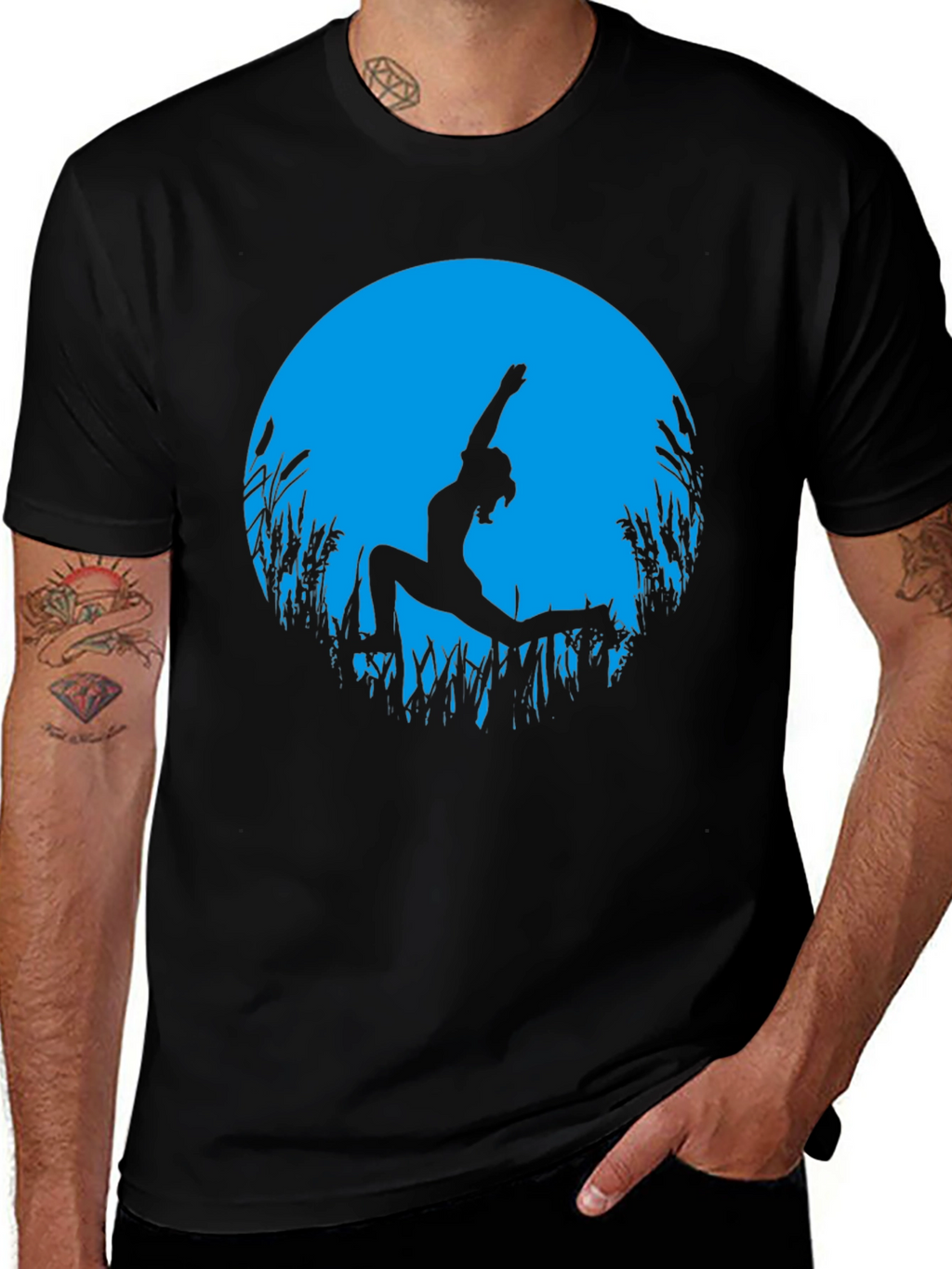 Yoga Silhouette T-Shirt - Zen Fitness Tee