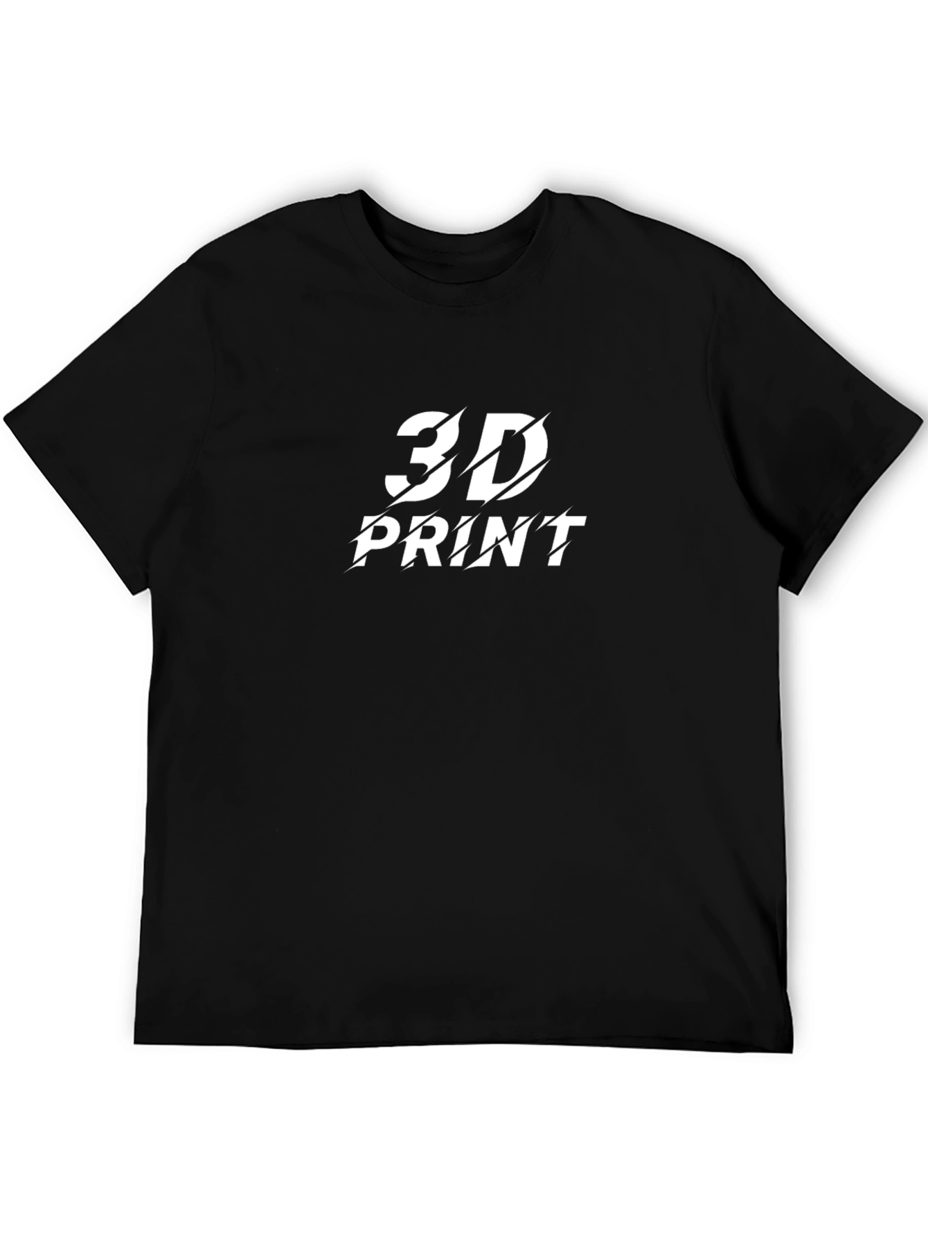 3D Print Black Graphic Tee