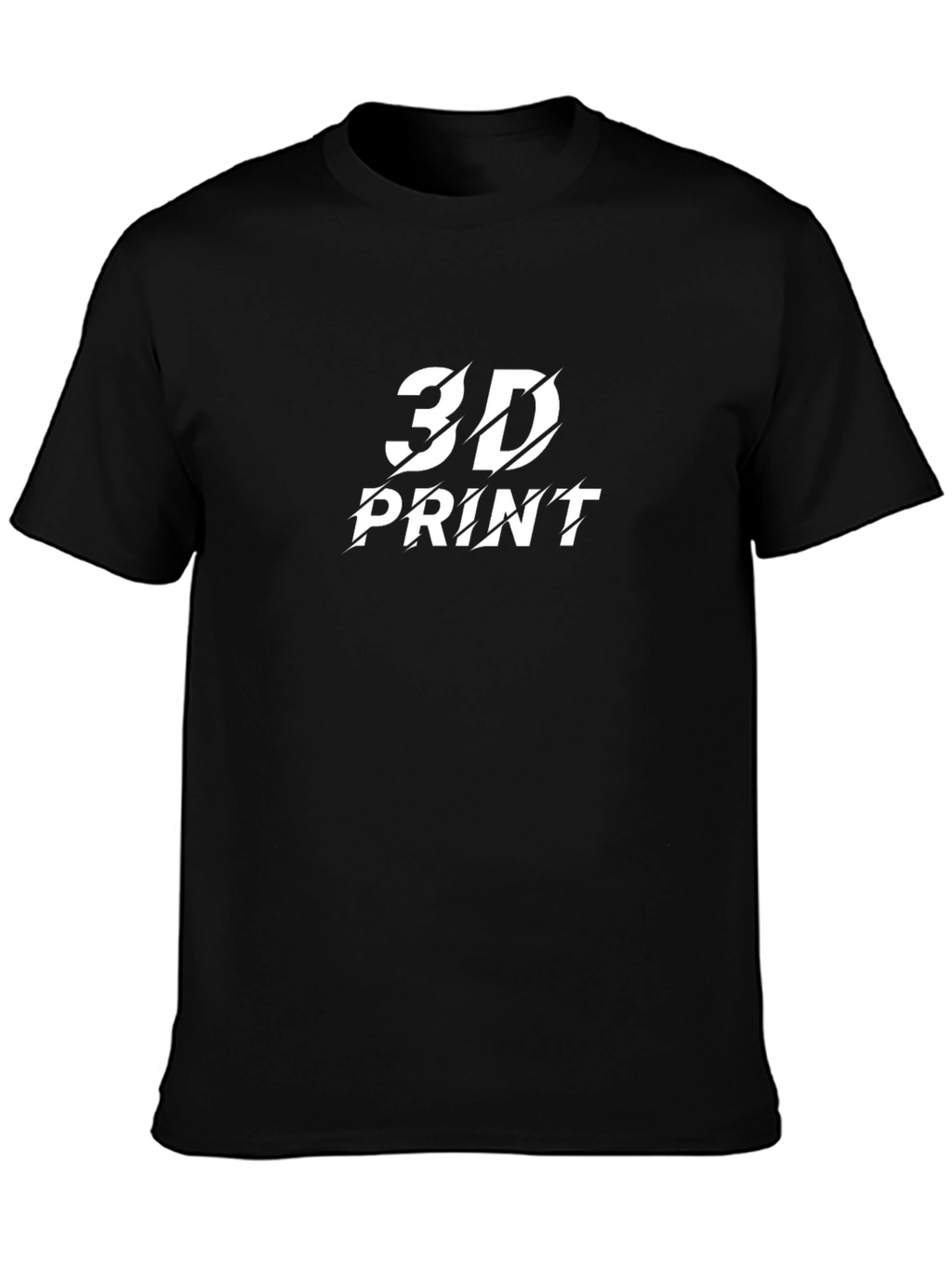 3D Print Black Graphic Tee