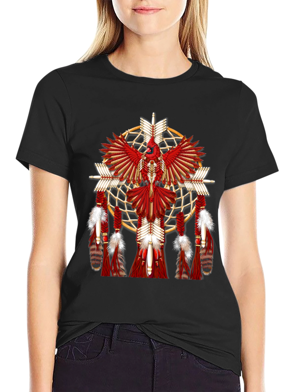 Cardinal Dreamcatcher Graphic Tee