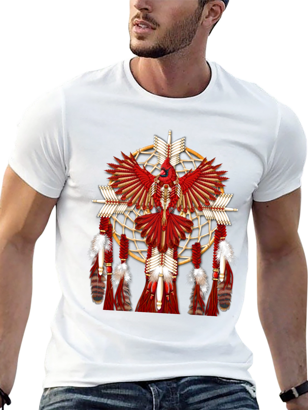 Cardinal Dreamcatcher Graphic Tee