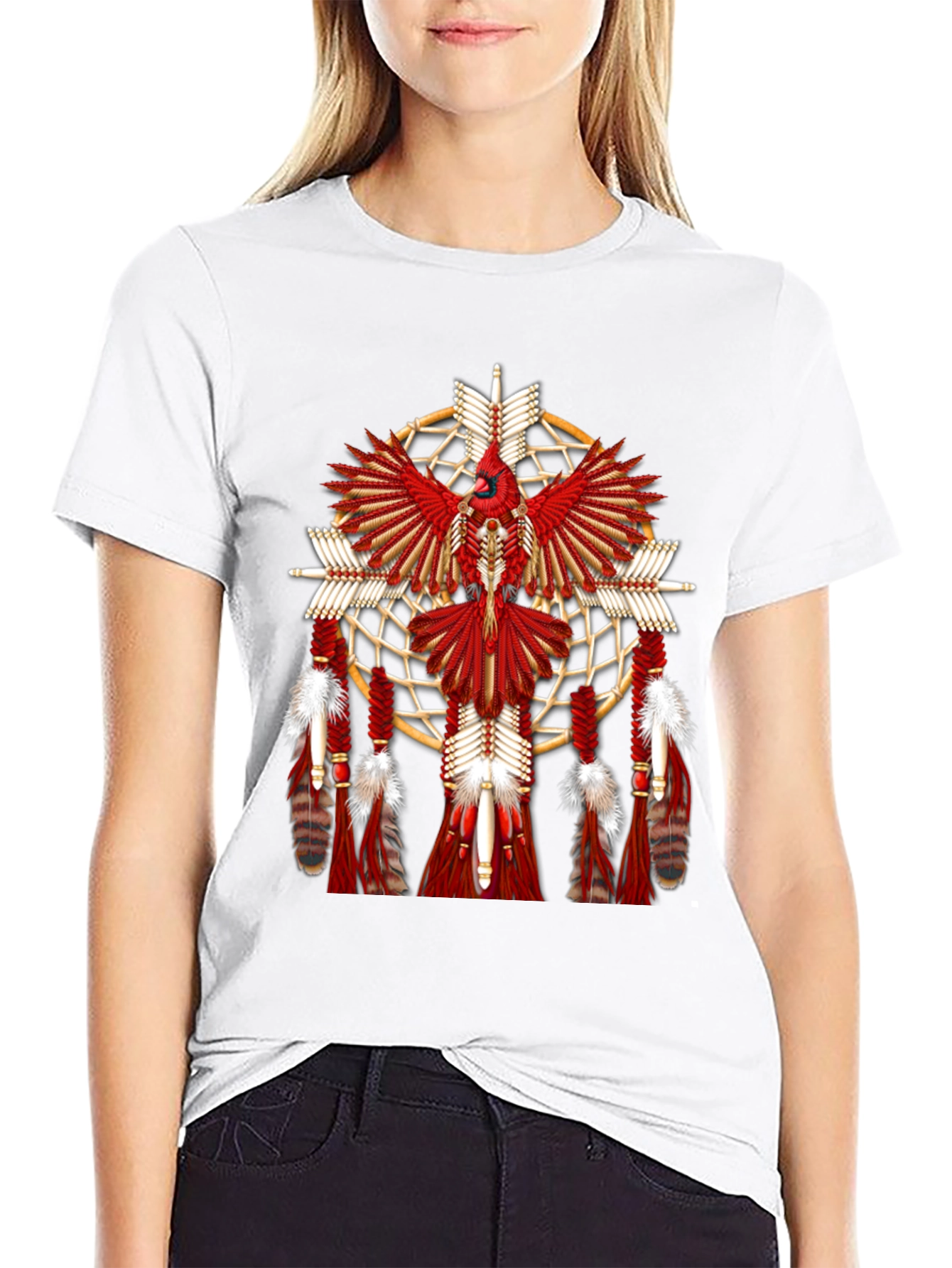 Cardinal Dreamcatcher Graphic Tee