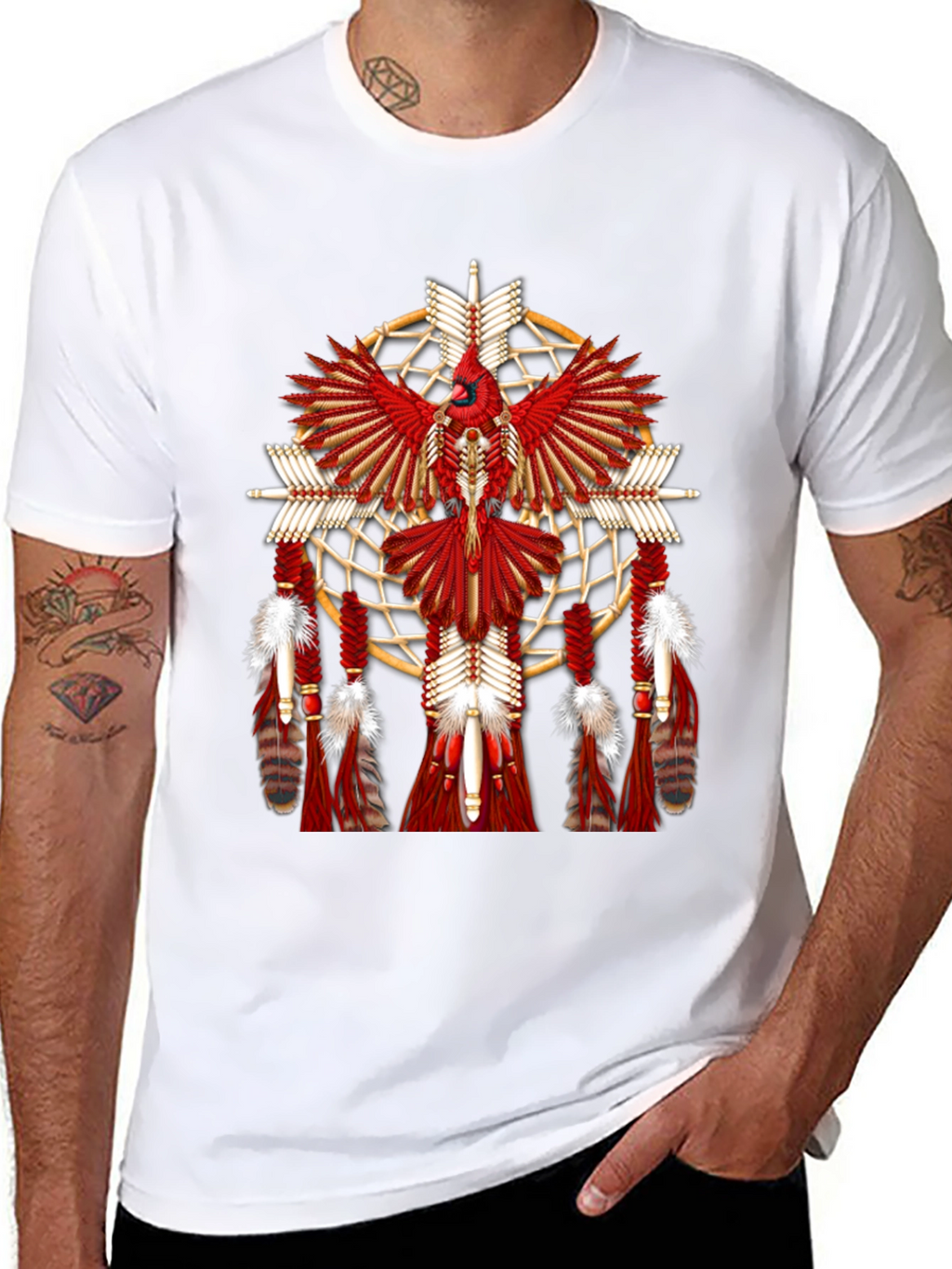 Cardinal Dreamcatcher Graphic Tee