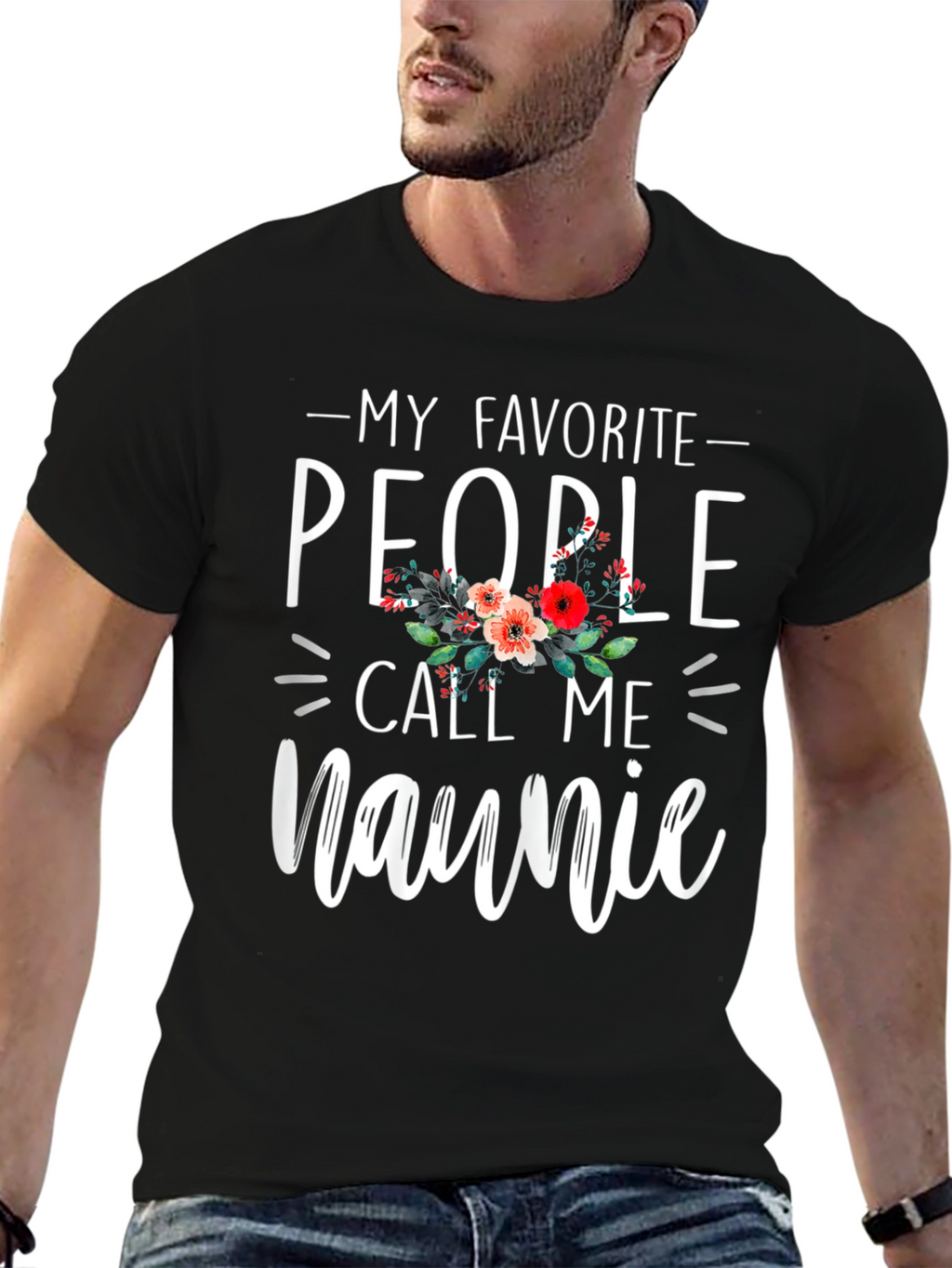 My Favorite People Call Me Naunie Graphic Tee