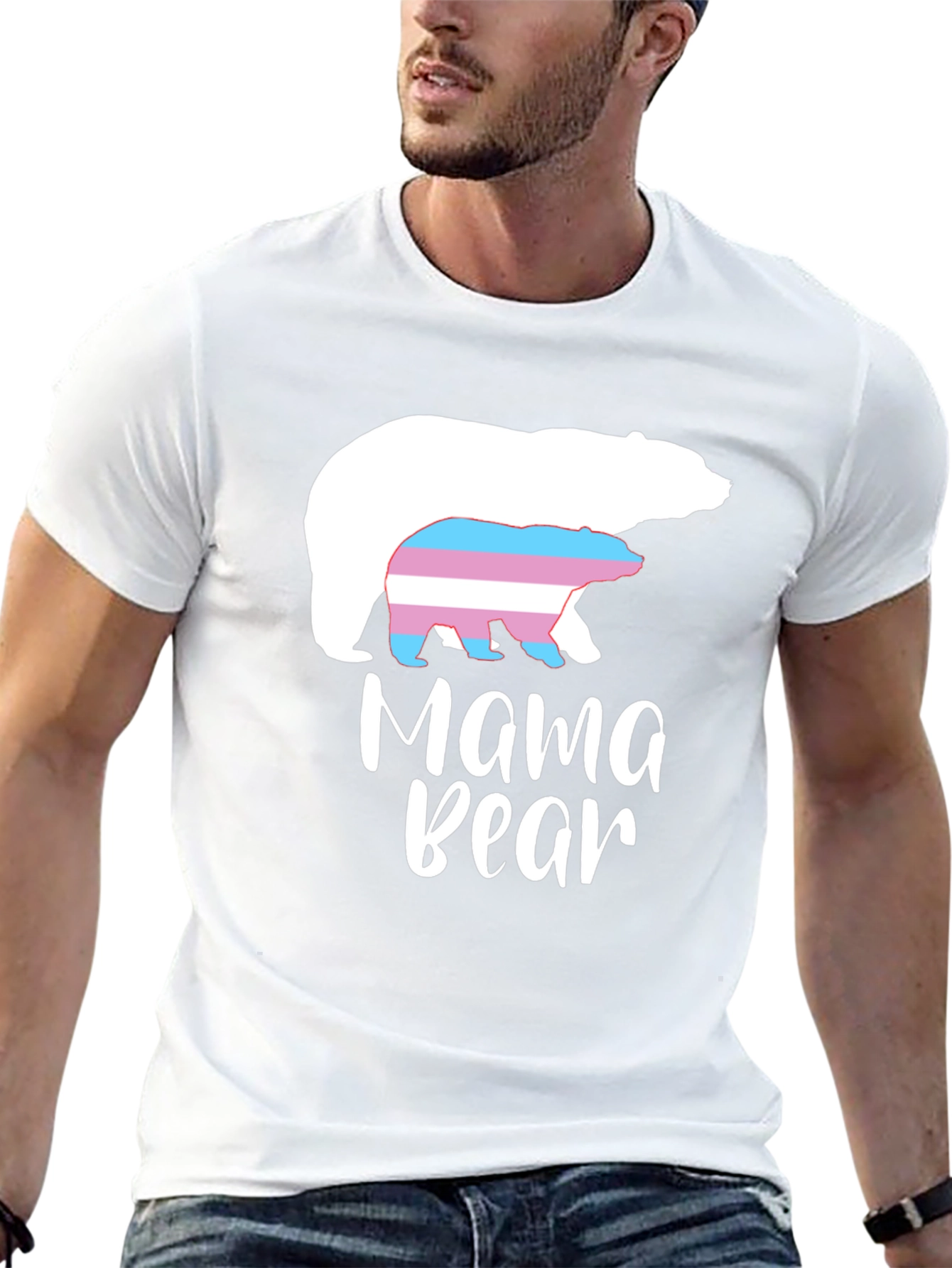 Mama Bear Transgender Pride T-Shirt