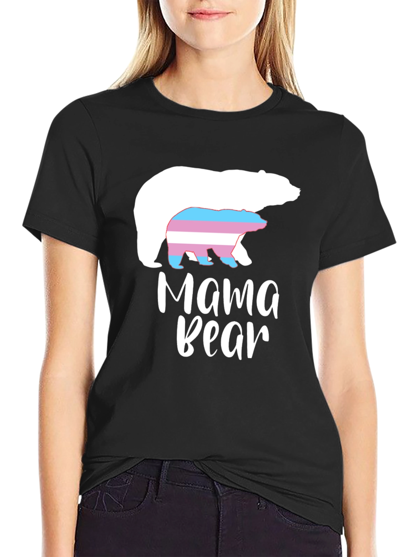 Mama Bear Transgender Pride T-Shirt