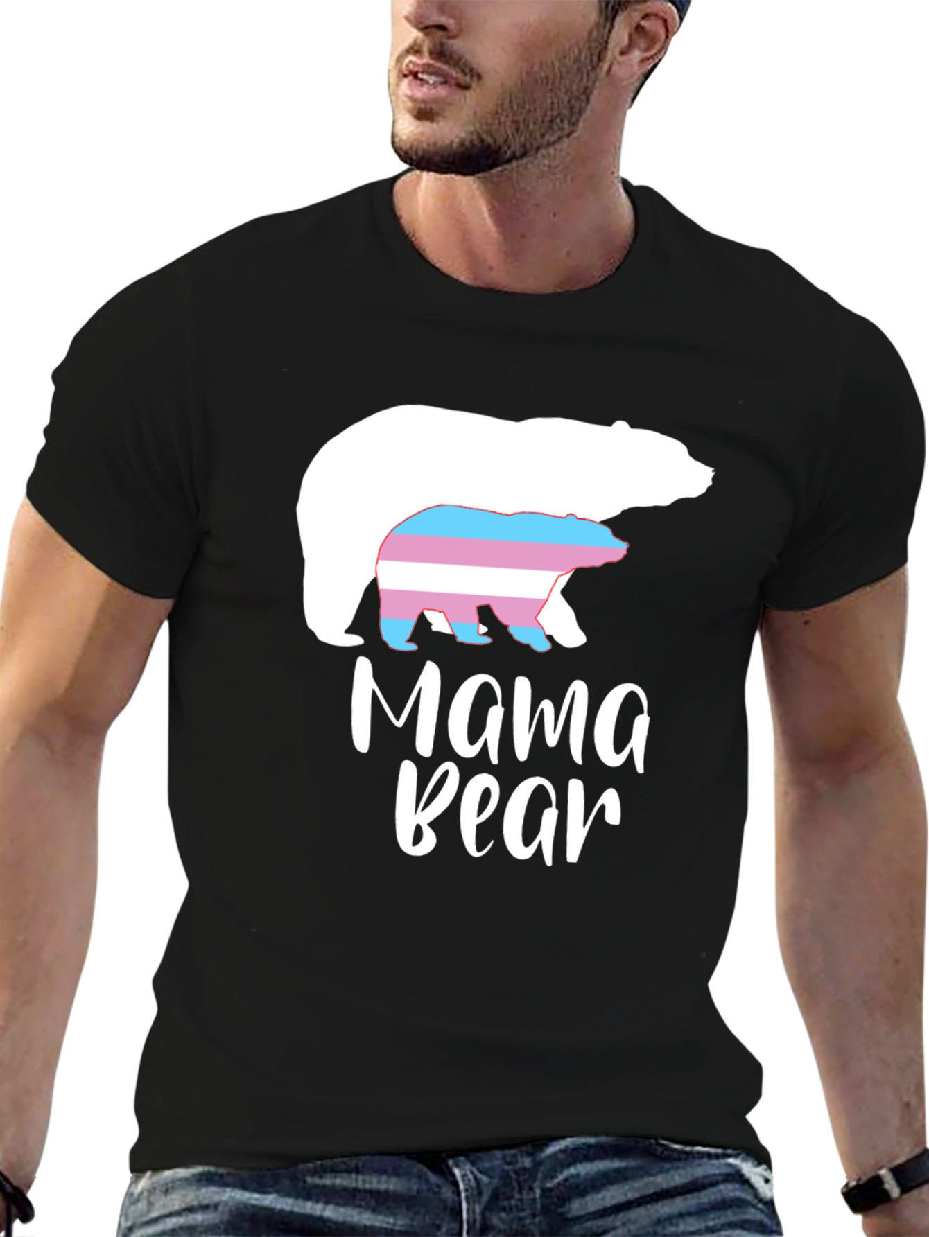 Mama Bear Transgender Pride T-Shirt