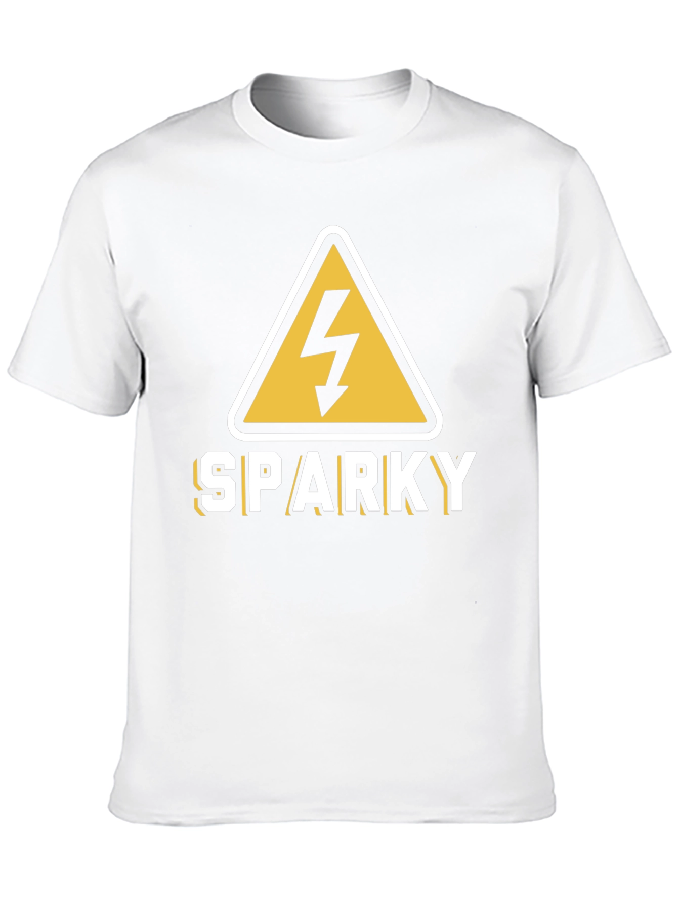 Sparky Electricity Warning T-Shirt - Black