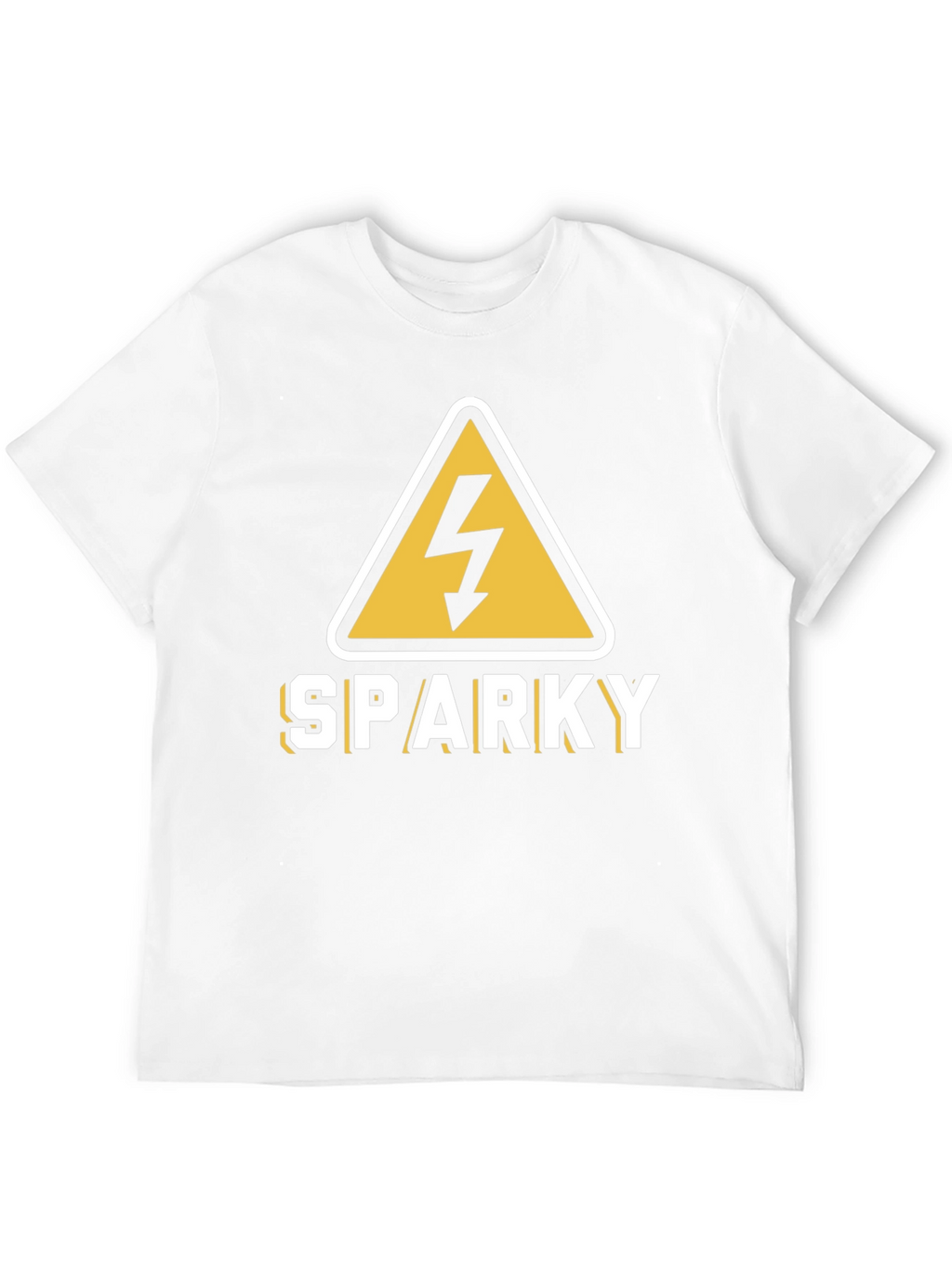 Sparky Electricity Warning T-Shirt - Black