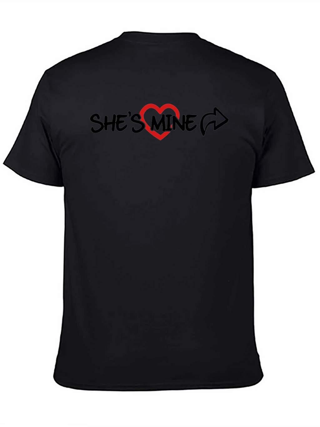 Shes Mine T-Shirt - Heart Graphic
