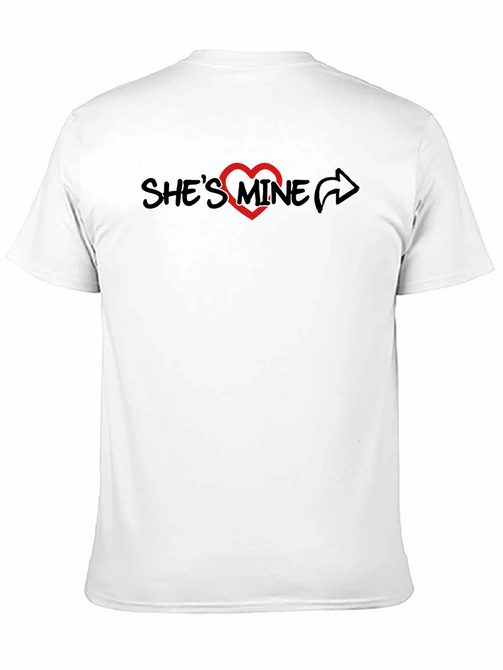 Shes Mine T-Shirt - Heart Graphic