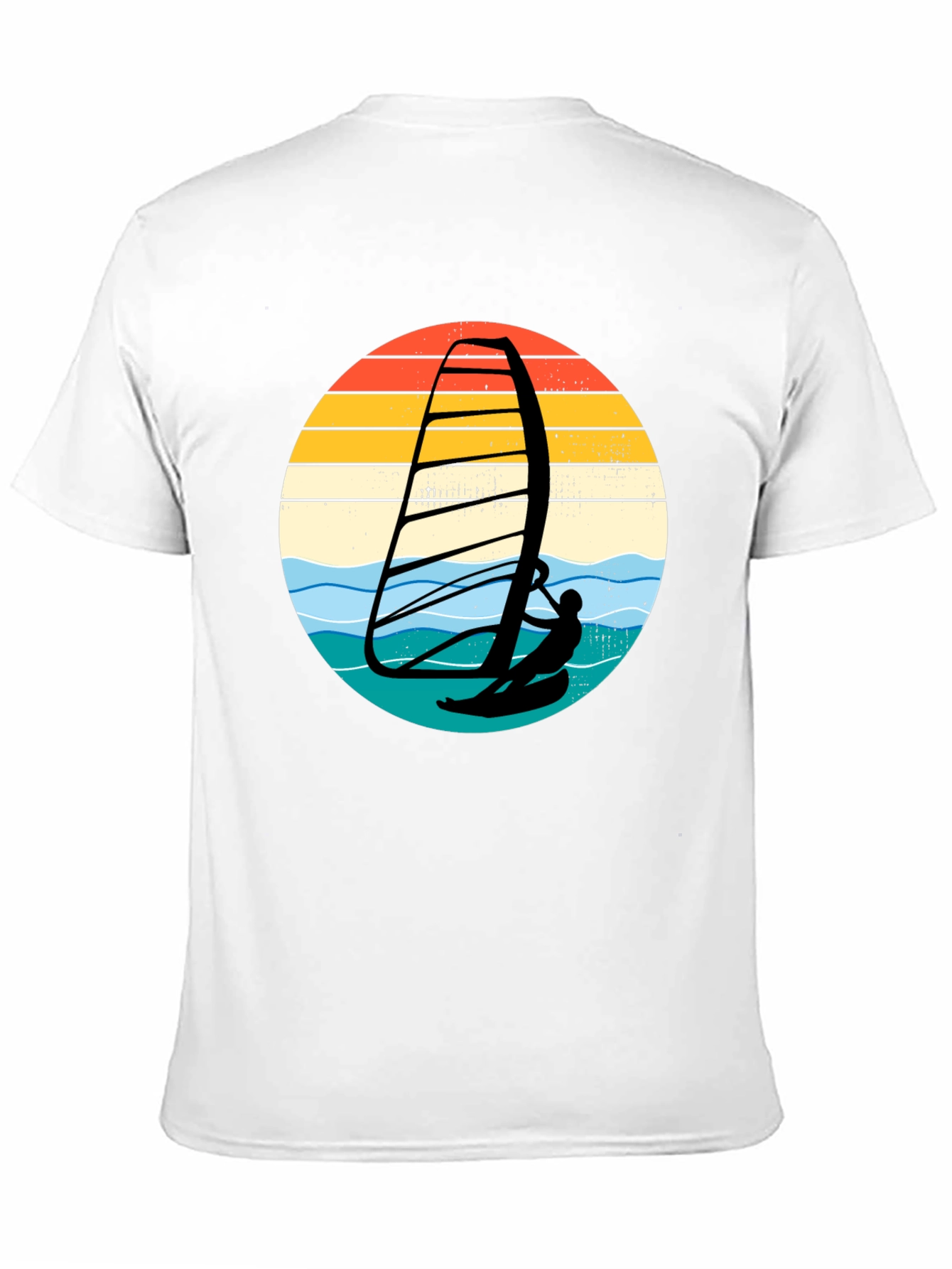 Retro Windsurfer Graphic T-Shirt