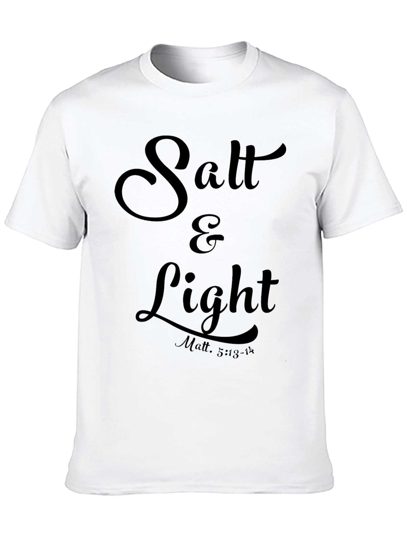 Salt & Light Christian T-Shirt - Matte 5:13-14