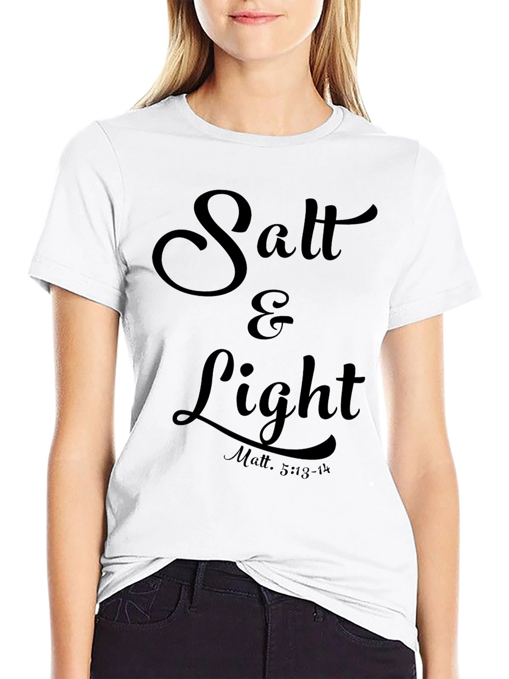 Salt & Light Christian T-Shirt - Matte 5:13-14