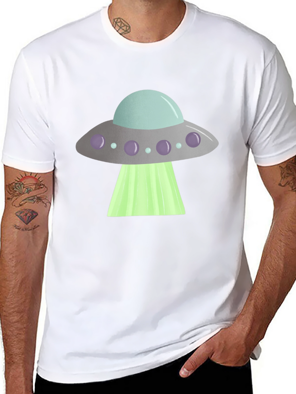 UFO Graphic T-Shirt - Beam Me Up!