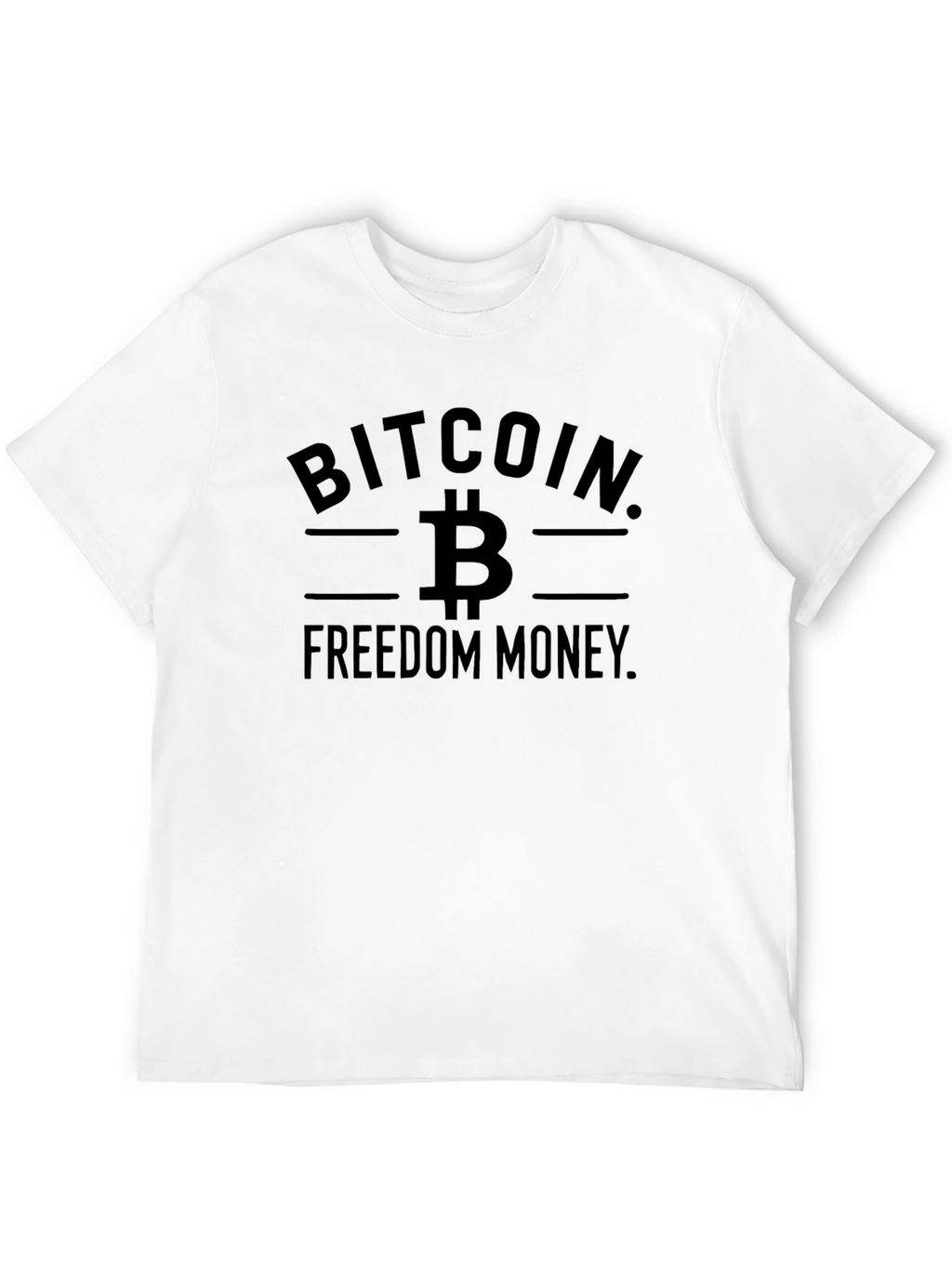 Bitcoin Freedom Money Graphic T-Shirt