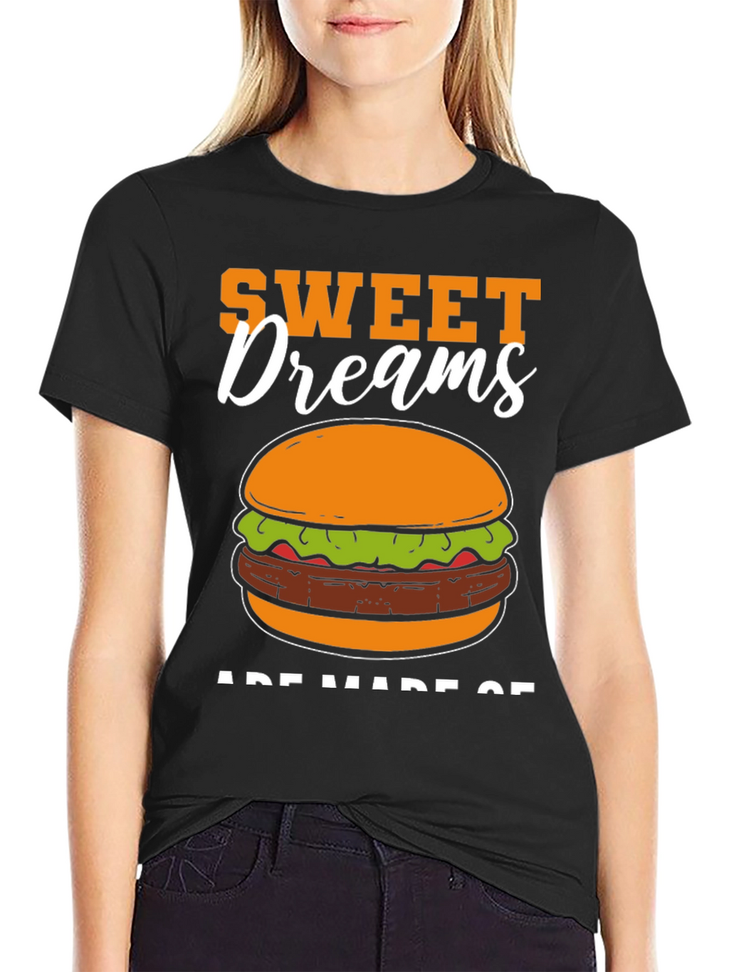Sweet Dreams Burger Graphic T-Shirt