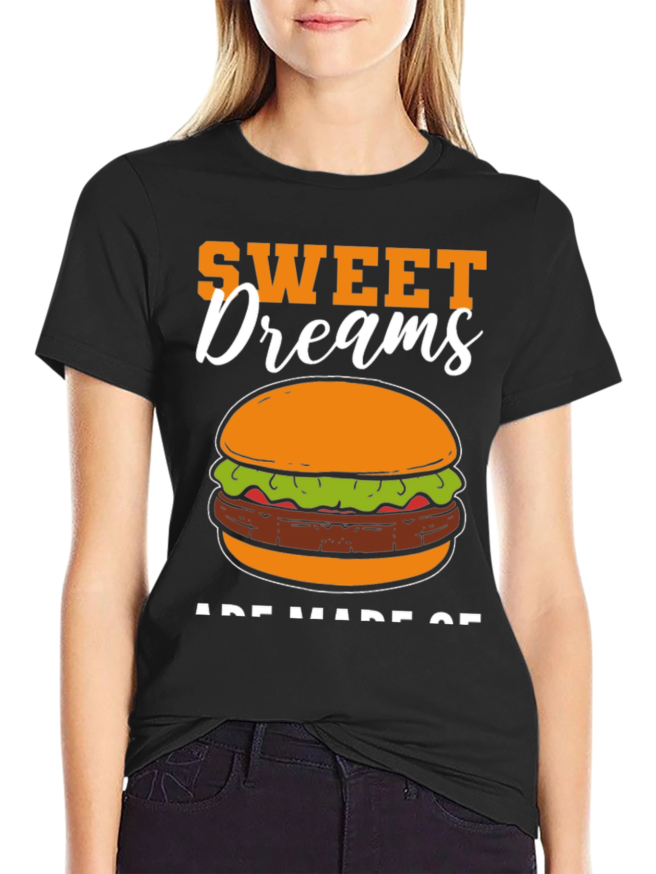 Sweet Dreams Burger Graphic T-Shirt