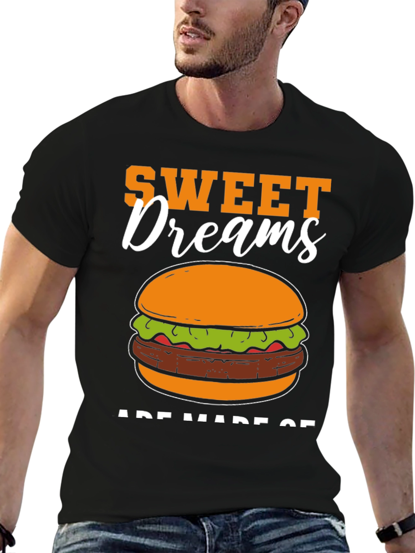 Sweet Dreams Burger Graphic T-Shirt