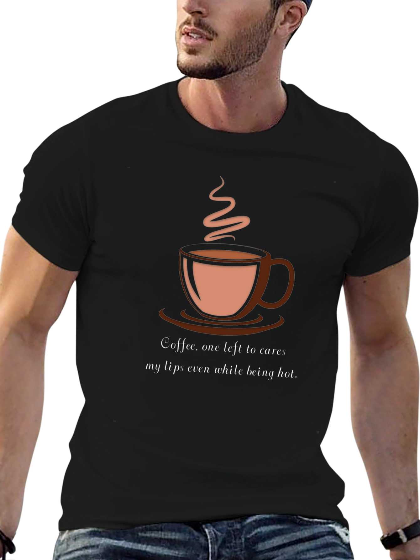 Coffee Lovers Black Graphic Tee