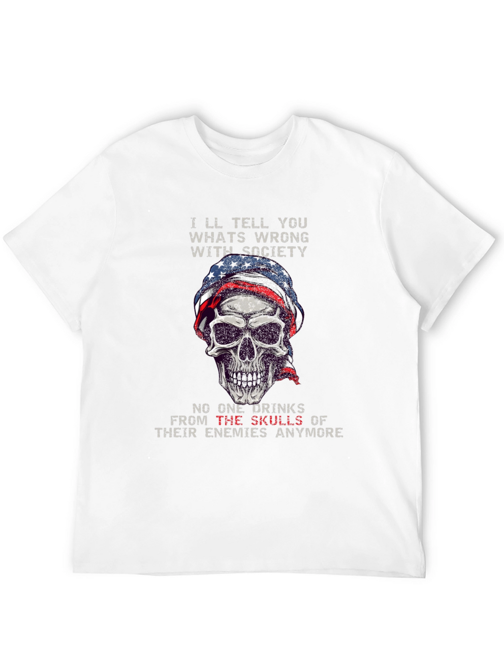Skull Graphic T-Shirt - Societys Ills