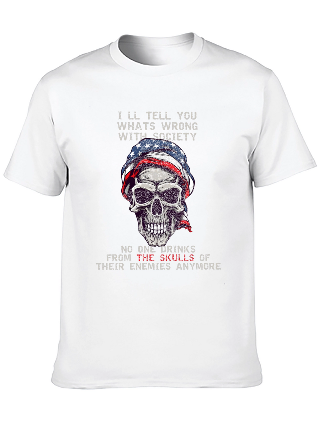 Skull Graphic T-Shirt - Societys Ills