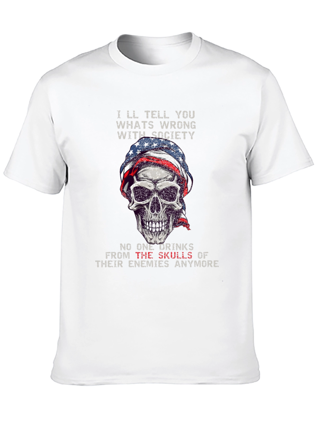 Skull Graphic T-Shirt - Societys Ills