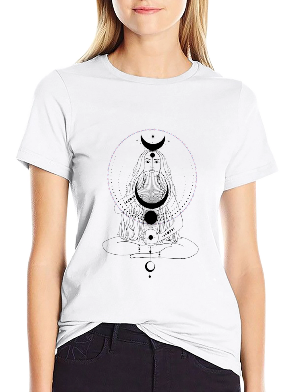 Mystic Moon Goddess Graphic Tee
