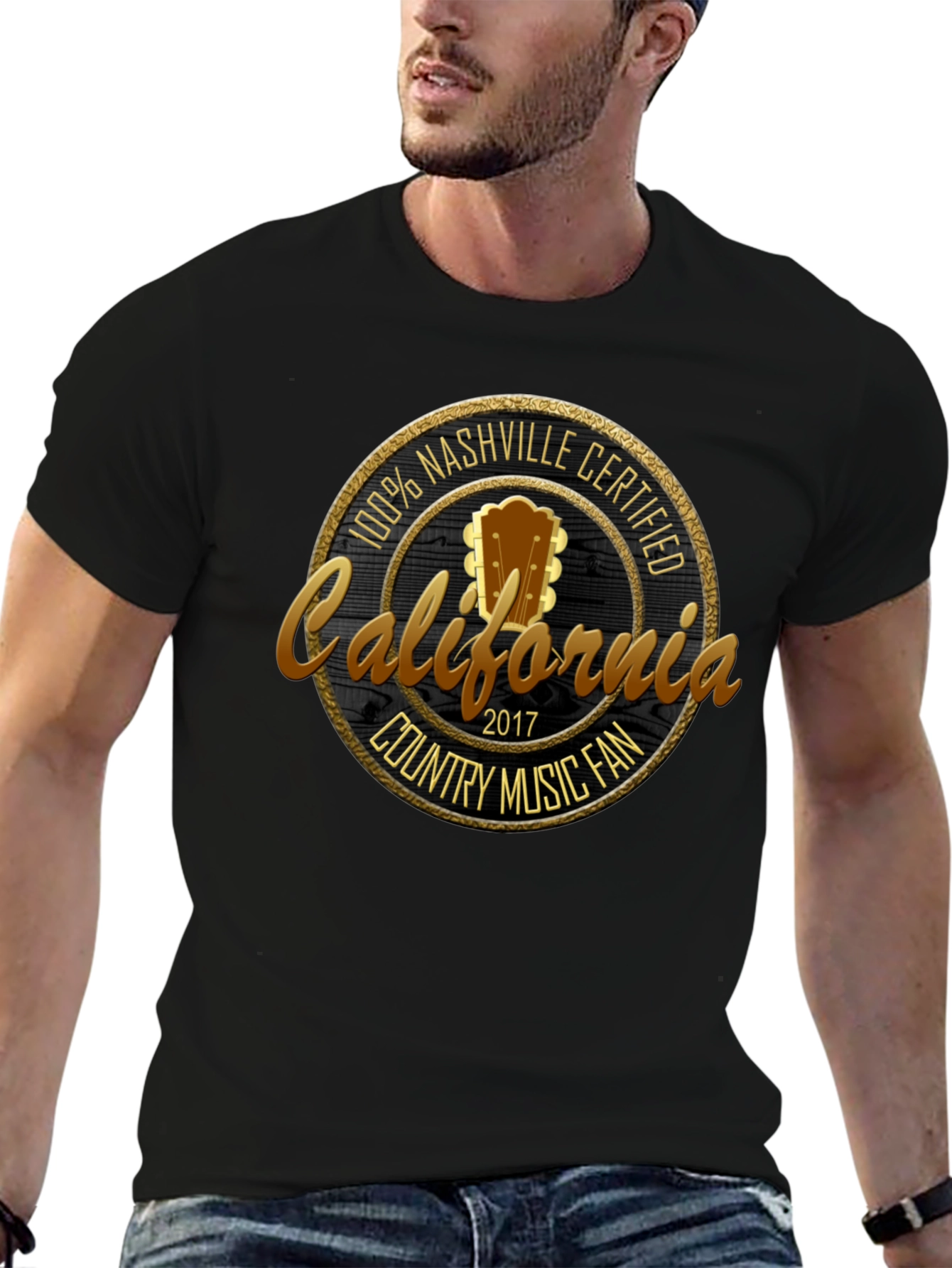 Nashville Certified California Country Music Fan T-Shirt